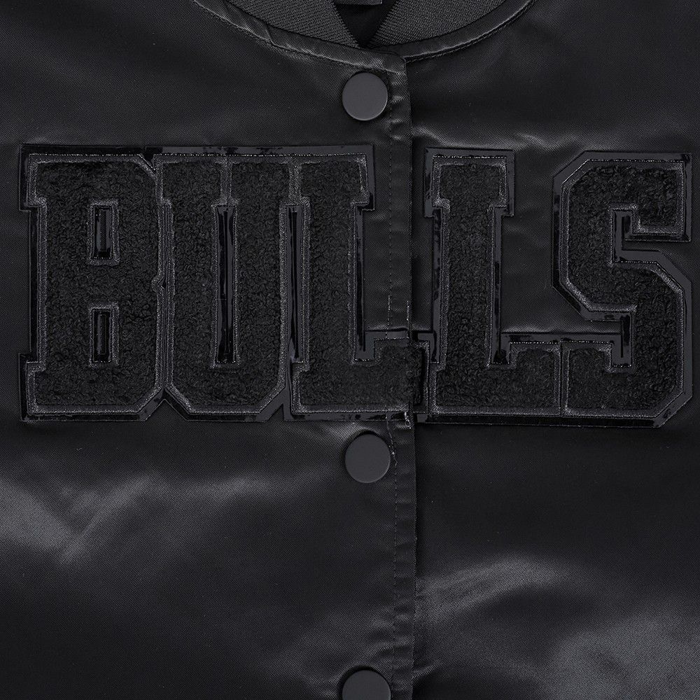 Pro Standard Women's Chicago Bulls Black Classic Varsity Jacket product image