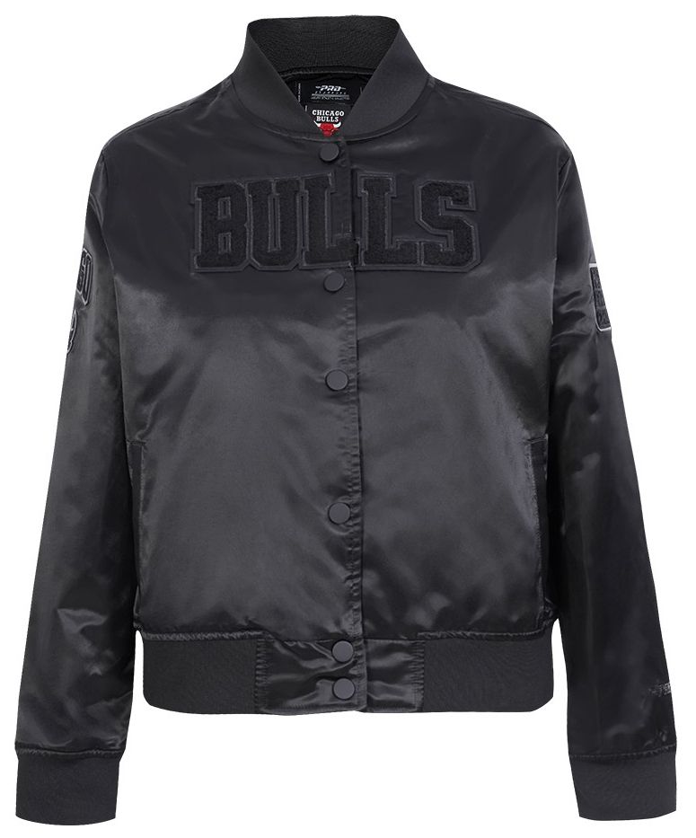 Pro Standard Women's Chicago Bulls Black Classic Varsity Jacket product image