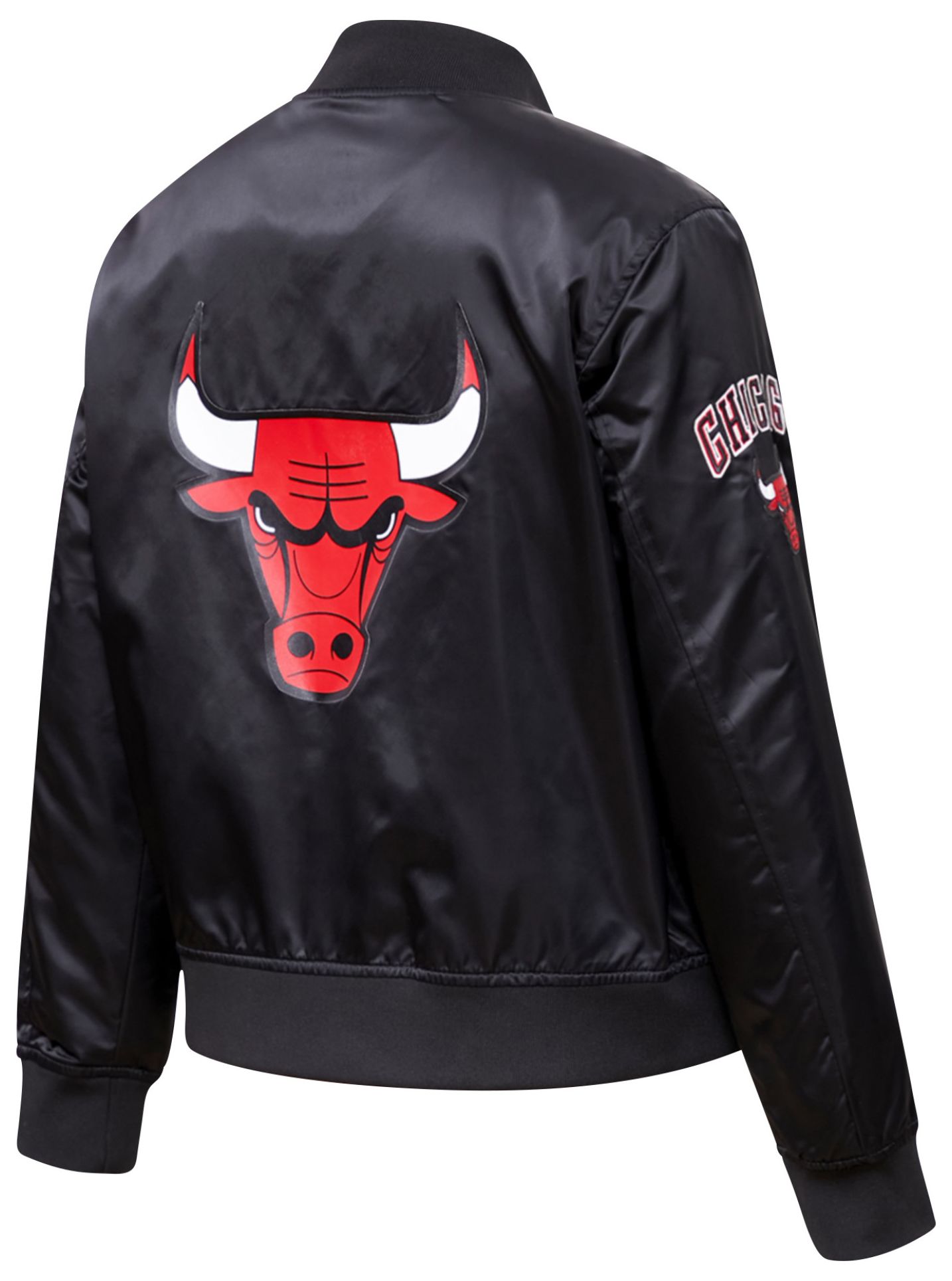 Pro Standard Women's Chicago Bulls Black Classic Satin Jacket product image
