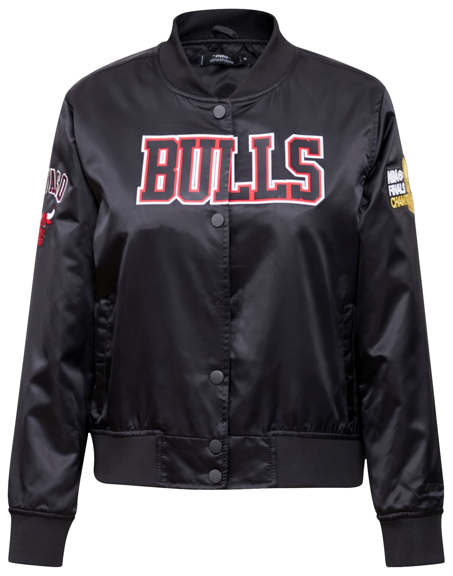 Pro Standard Women's Chicago Bulls Black Classic Satin Jacket product image