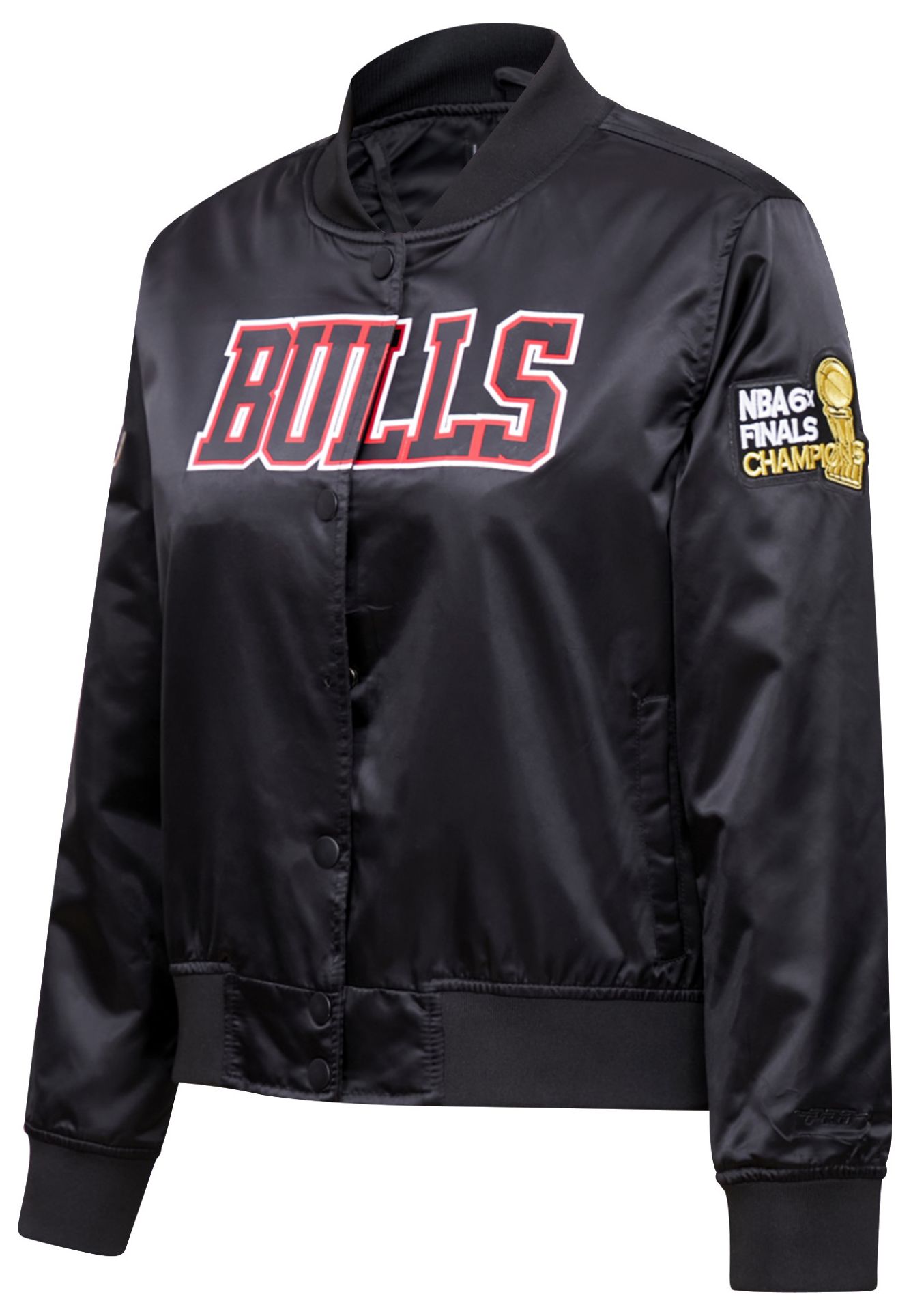 Pro Standard Women's Chicago Bulls Black Classic Satin Jacket product image