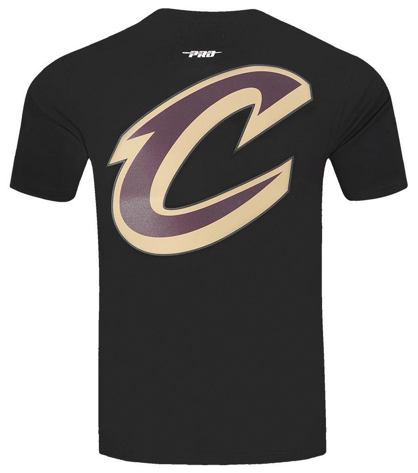 Pro Standard Men's Cleveland Cavaliers Black Classic Mesh Striped Short Sleeve T-Shirt product image