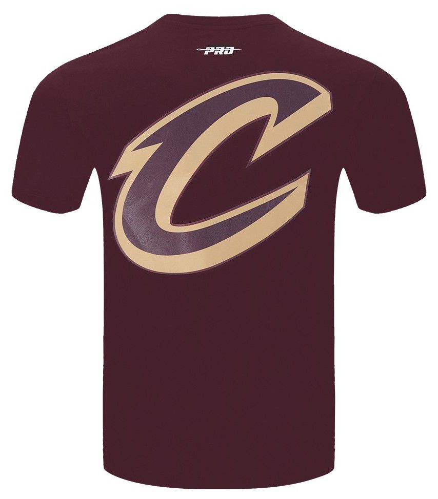 Pro Standard Men's Cleveland Cavaliers Red Classic Mesh Striped Short Sleeve T-Shirt product image