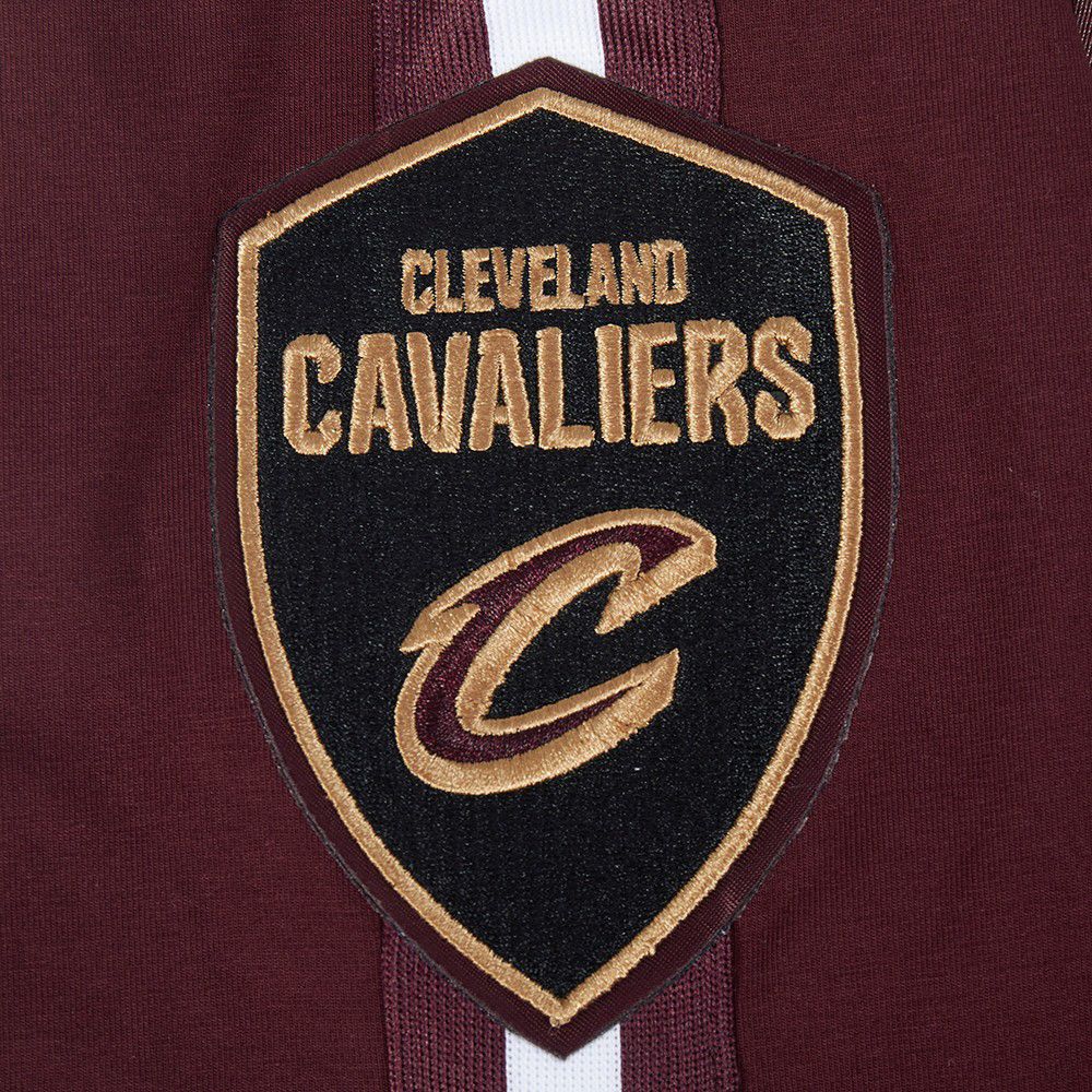 Pro Standard Men's Cleveland Cavaliers Red Classic Mesh Striped Short Sleeve T-Shirt product image