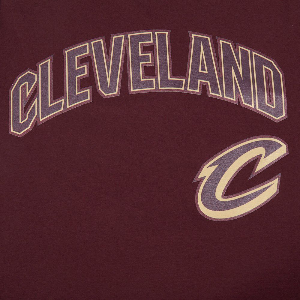 Pro Standard Men's Cleveland Cavaliers Red Classic Mesh Striped Short Sleeve T-Shirt product image