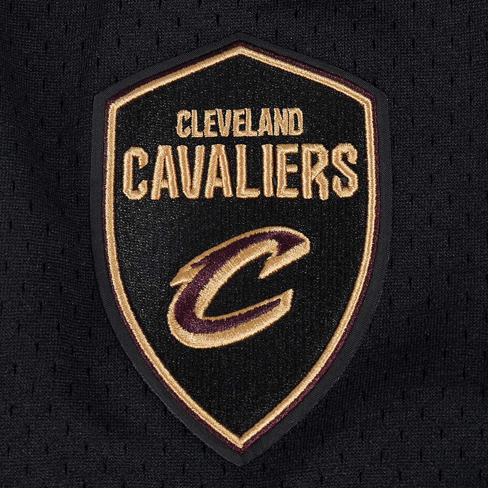 Pro Standard Men's Cleveland Cavaliers Black Classic Mesh Button Down Shirt product image