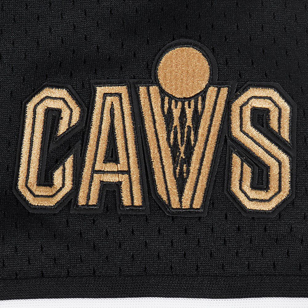 Pro Standard Men's Cleveland Cavaliers Black Classic Mesh Button Down Shirt product image