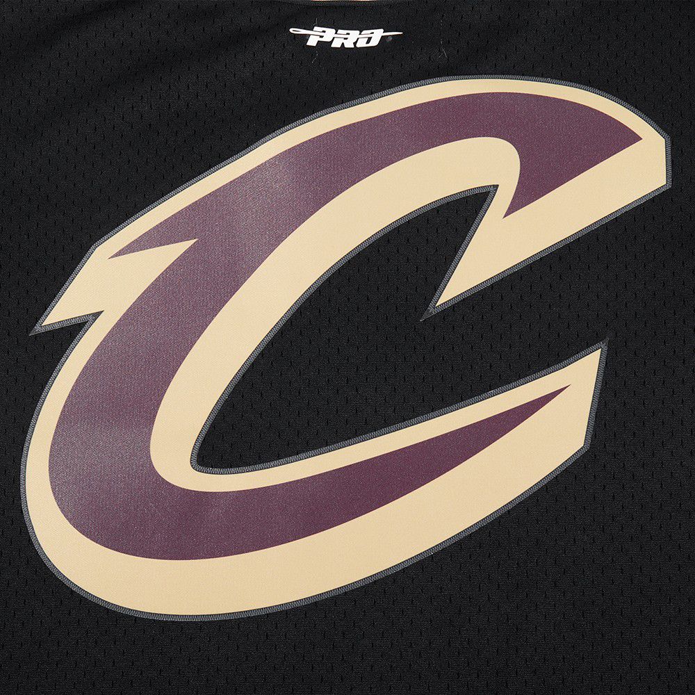 Pro Standard Men's Cleveland Cavaliers Black Classic Mesh Button Down Shirt product image