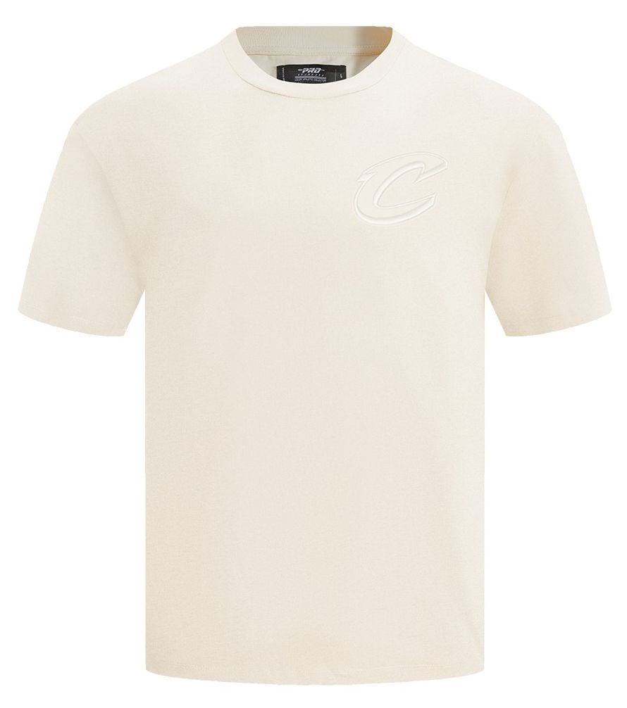 Pro Standard Men's Cleveland Cavaliers Off White Neutral Drop Shoulder Short Sleeve T-Shirt product image