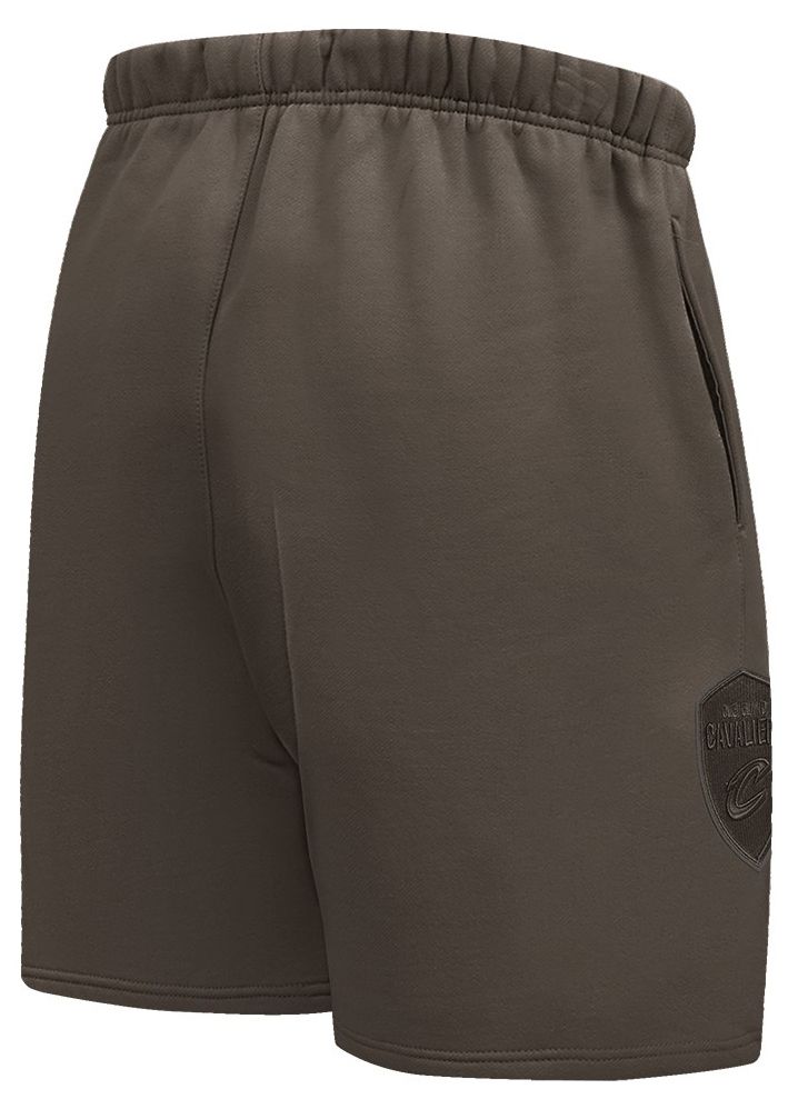 Pro Standard Men's Cleveland Cavaliers Taupe Neutral Fleece Shorts product image
