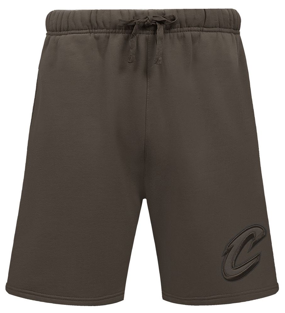 Pro Standard Men's Cleveland Cavaliers Taupe Neutral Fleece Shorts product image