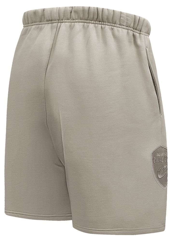 Pro Standard Men's Cleveland Cavaliers Taupe Neutral Fleece Shorts product image