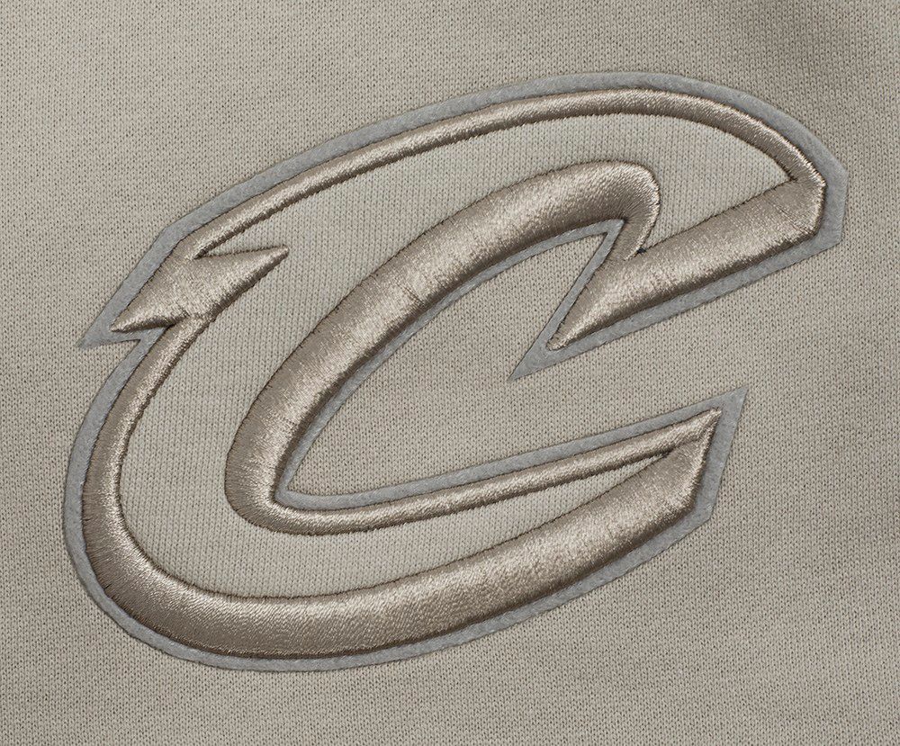 Pro Standard Men's Cleveland Cavaliers Taupe Neutral Fleece Shorts product image