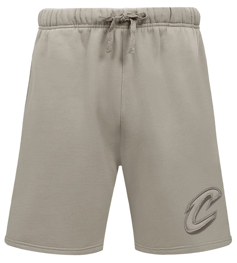 Pro Standard Men's Cleveland Cavaliers Taupe Neutral Fleece Shorts product image