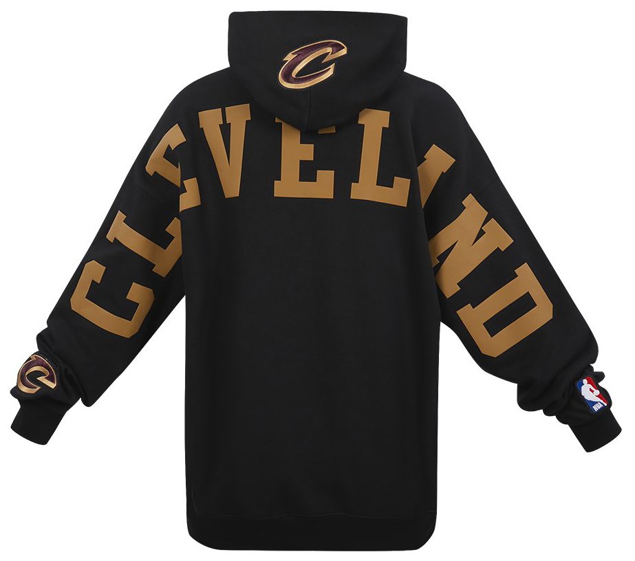 Pro Standard Men's Cleveland Cavaliers Black Wingspan Drop Shoulder Hoodie product image
