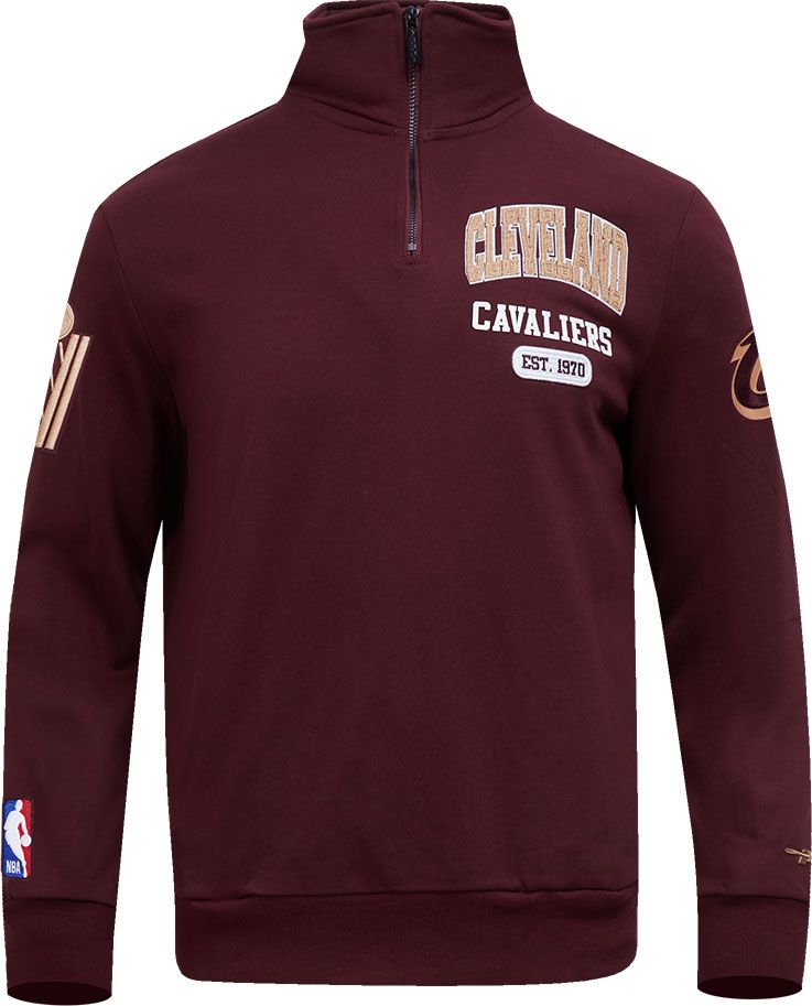 Pro Standard Men's Cleveland Cavaliers Maroon City Arch 1/4 Zip product image