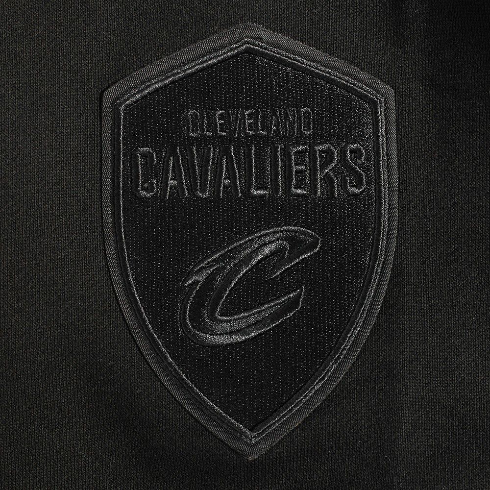 Pro Standard Men's Cleveland Cavaliers Black Neutral Drop Shoulder Fleece Hoodie product image
