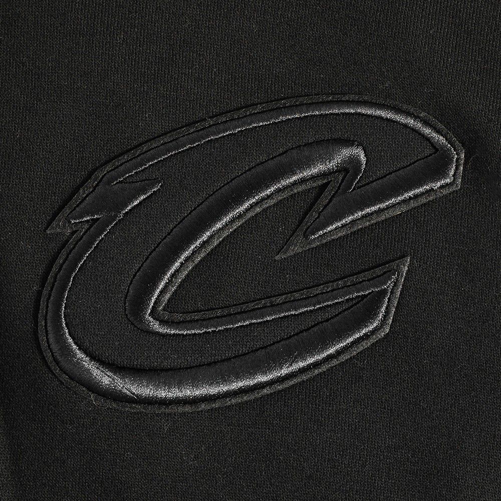 Pro Standard Men's Cleveland Cavaliers Black Neutral Drop Shoulder Fleece Hoodie product image