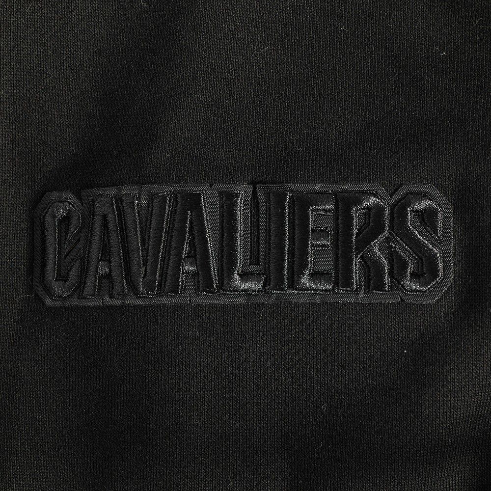 Pro Standard Men's Cleveland Cavaliers Black Neutral Drop Shoulder Fleece Hoodie product image