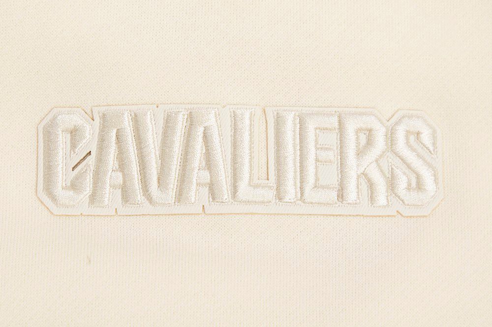 Pro Standard Men's Cleveland Cavaliers Off White Neutral Drop Shoulder Fleece Hoodie product image