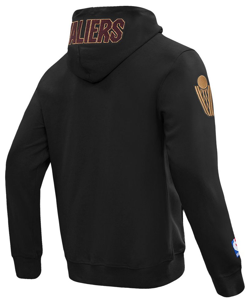 Pro Standard Men's Cleveland Cavaliers Black Classic Chenille Full Zip Hoodie product image