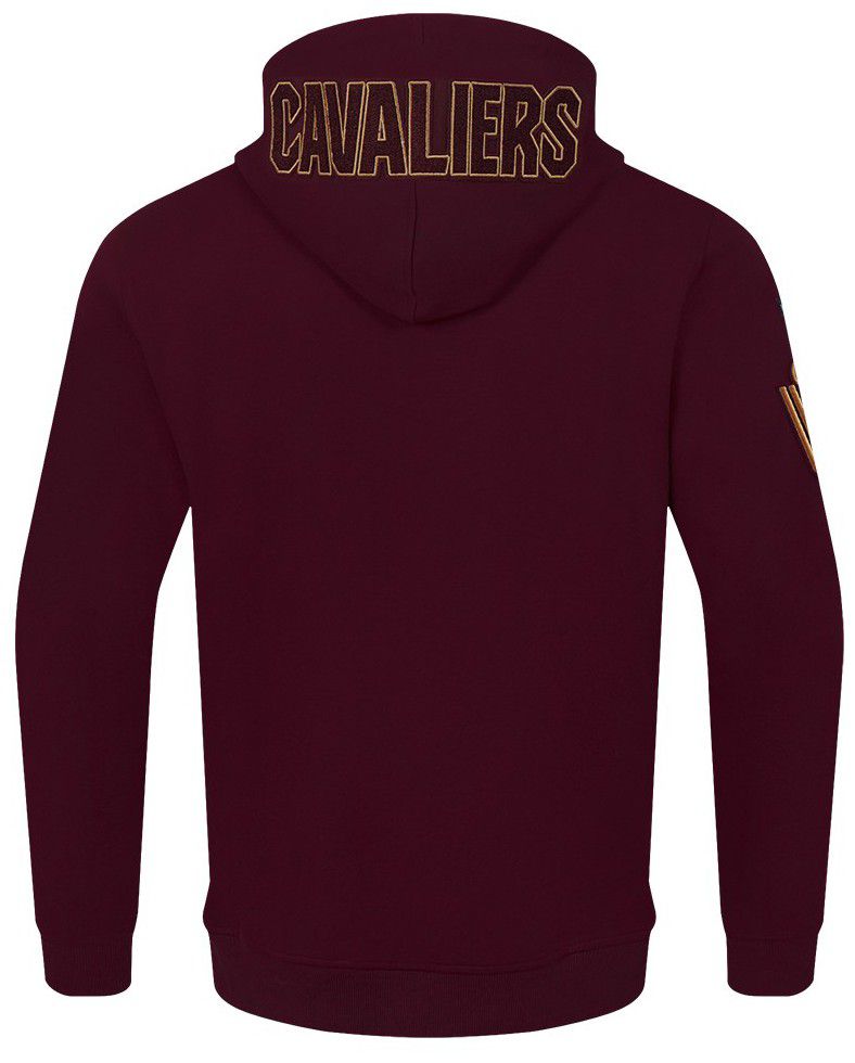 Pro Standard Men's Cleveland Cavaliers Red Chenille Full Zip Hoodie product image