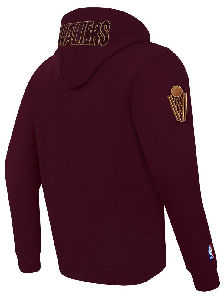 Pro Standard Men's Cleveland Cavaliers Red Chenille Full Zip Hoodie product image