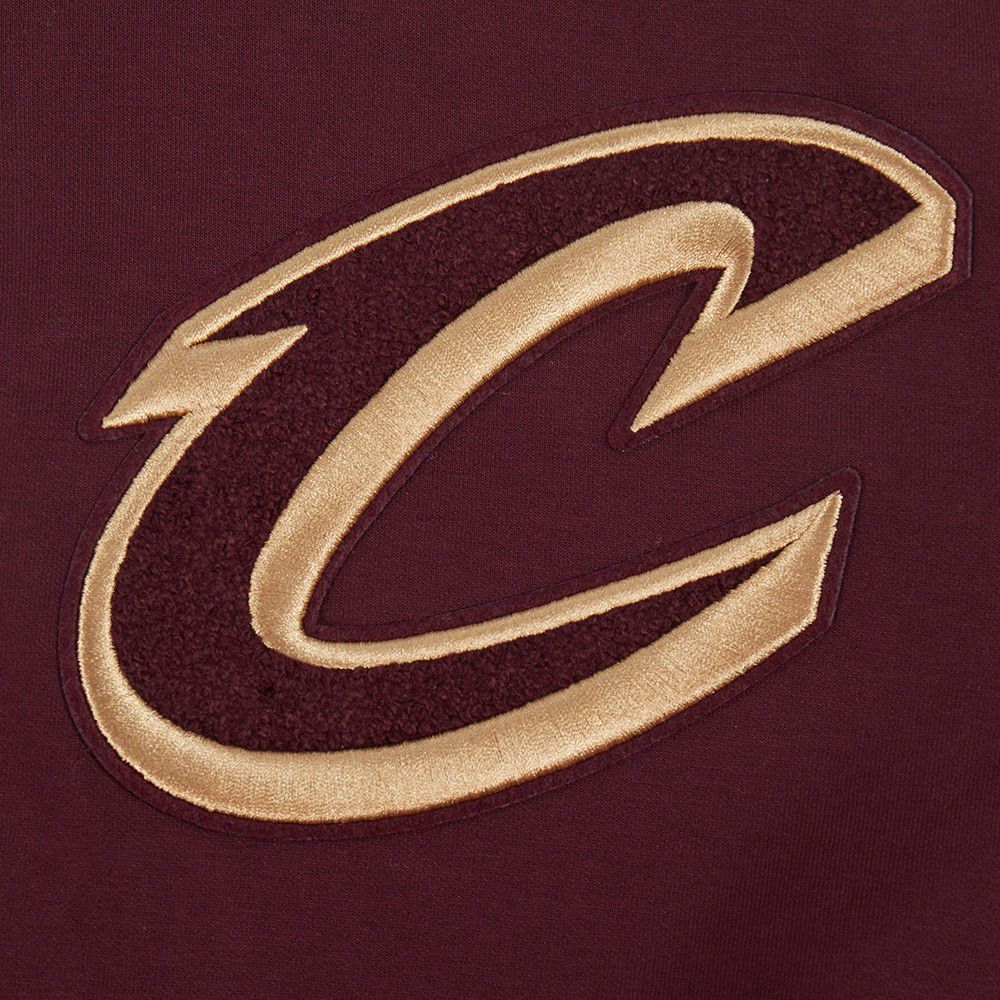 Pro Standard Men's Cleveland Cavaliers Red Chenille Full Zip Hoodie product image