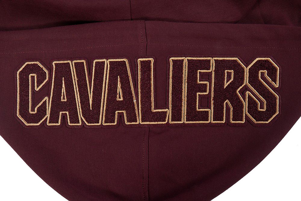 Pro Standard Men's Cleveland Cavaliers Red Chenille Full Zip Hoodie product image