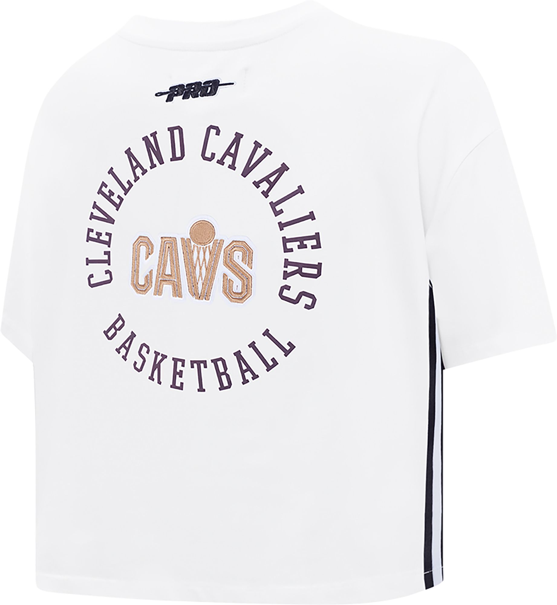 Pro Standard Women's Cleveland Cavaliers White Crest Emblem Boxy T-Shirt product image