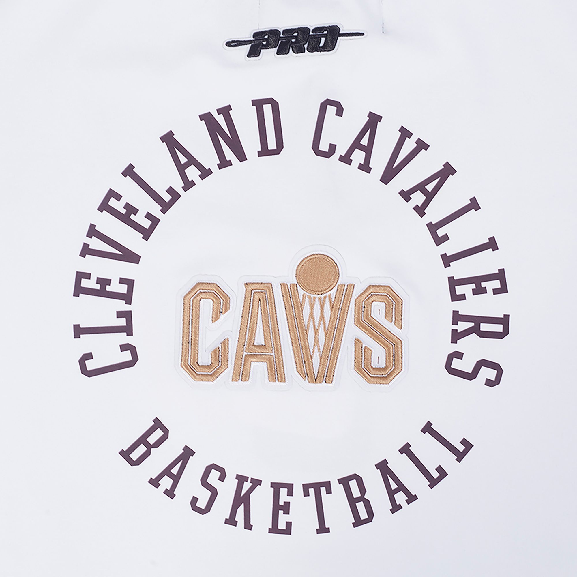 Pro Standard Women's Cleveland Cavaliers White Crest Emblem Boxy T-Shirt product image