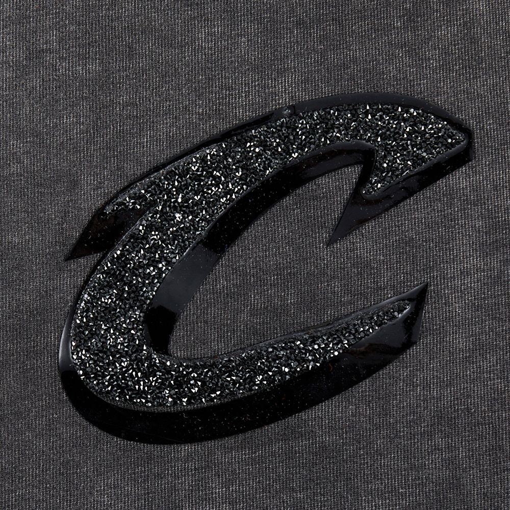 Pro Standard Women's Cleveland Cavaliers Black Crystalline Boxy Cropped T-Shirt product image