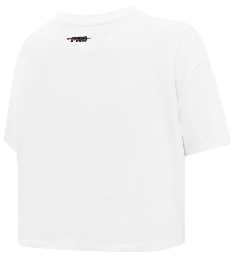 Pro Standard Women's Cleveland Cavaliers White Legacy Boxy T-Shirt product image