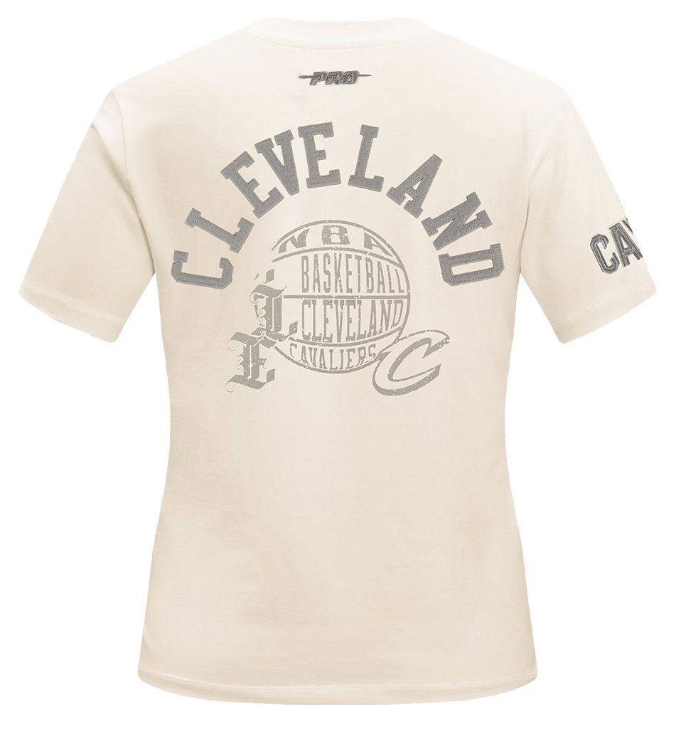 Pro Standard Women's Cleveland Cavaliers Off White Street Team Slim Fit T-Shirt product image