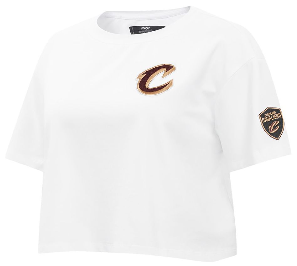 Pro Standard Women's Cleveland Cavaliers White Classic Boxy T-Shirt product image