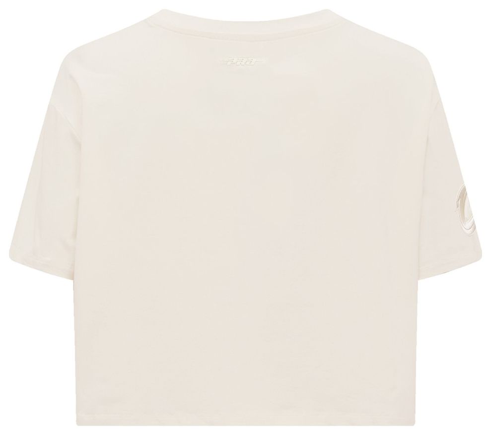 Pro Standard Women's Cleveland Cavaliers Off White Neutral Boxy T-Shirt product image