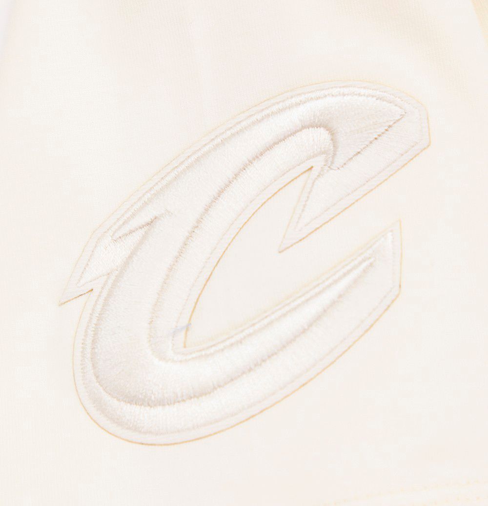 Pro Standard Women's Cleveland Cavaliers Off White Neutral Boxy T-Shirt product image