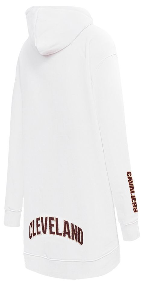 Pro Standard Women's Cleveland Cavaliers White Classic Hoodie Dress product image