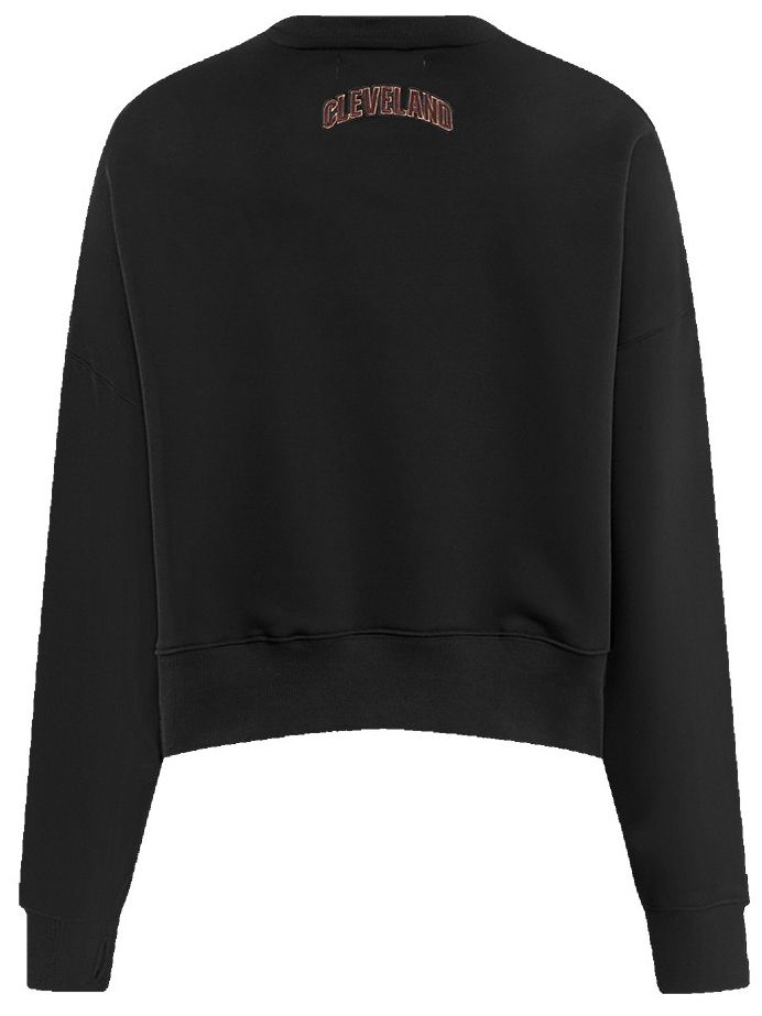 Pro Standard Women's Cleveland Cavaliers Black Classic Fleece Crewneck Sweatshirt product image