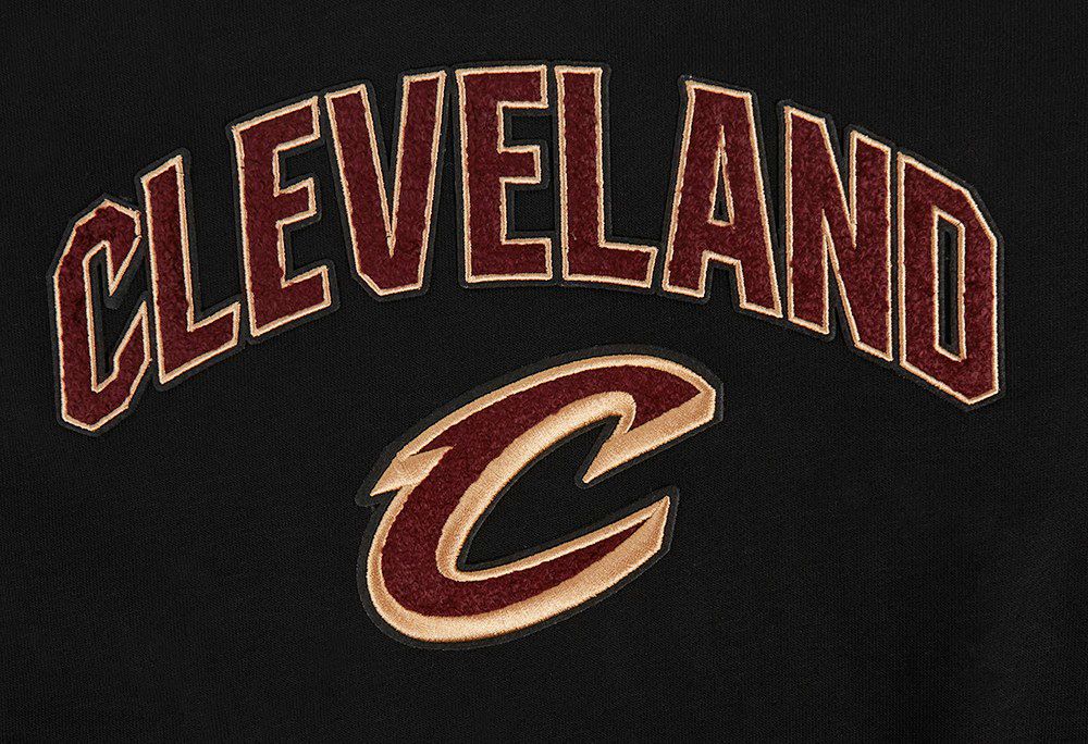 Pro Standard Women's Cleveland Cavaliers Black Classic Fleece Crewneck Sweatshirt product image
