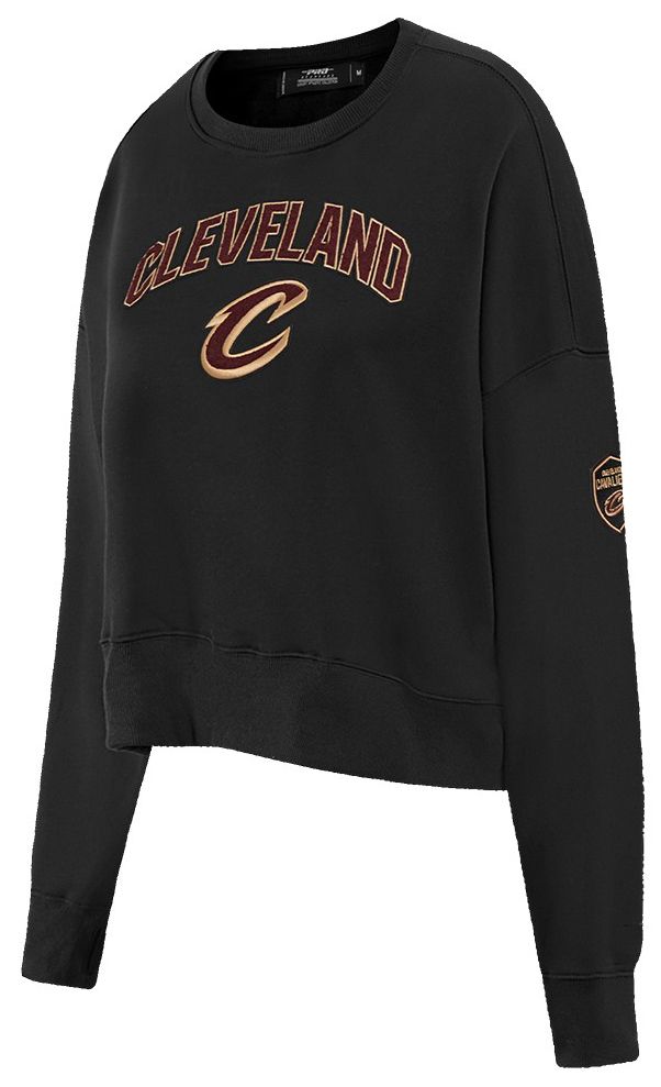 Pro Standard Women's Cleveland Cavaliers Black Classic Fleece Crewneck Sweatshirt product image