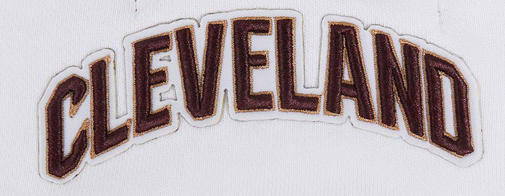 Pro Standard Women's Cleveland Cavaliers White Classic Fleece Crewneck Sweatshirt product image