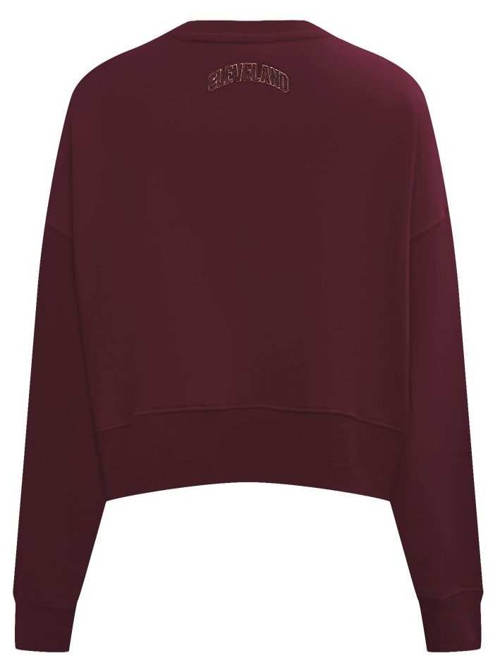 Pro Standard Women's Cleveland Cavaliers Red Classic Fleece Crewneck Sweatshirt product image