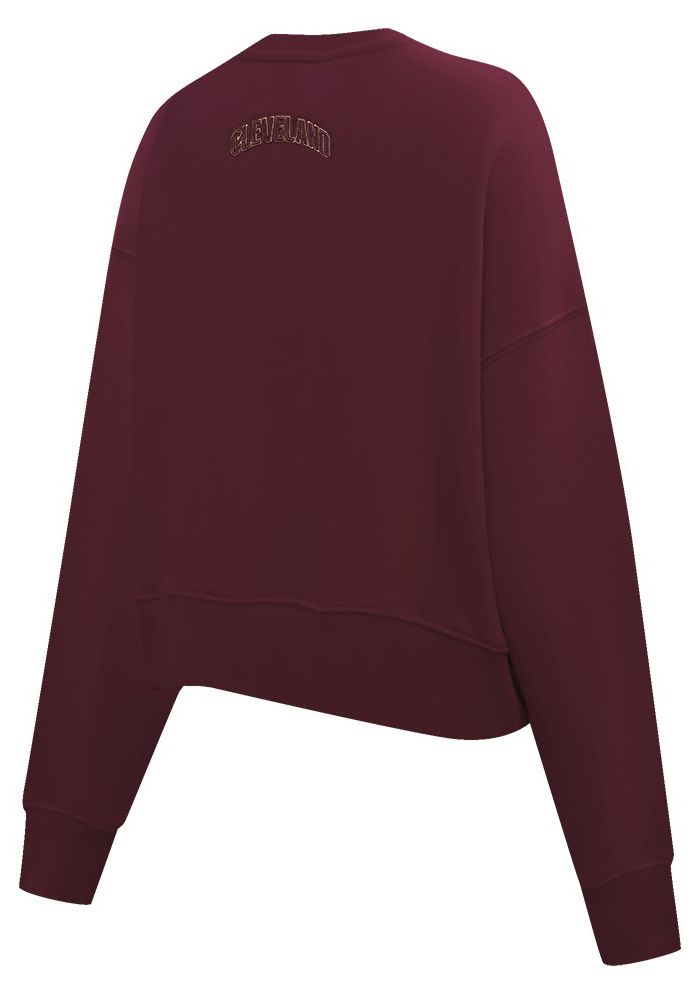 Pro Standard Women's Cleveland Cavaliers Red Classic Fleece Crewneck Sweatshirt product image