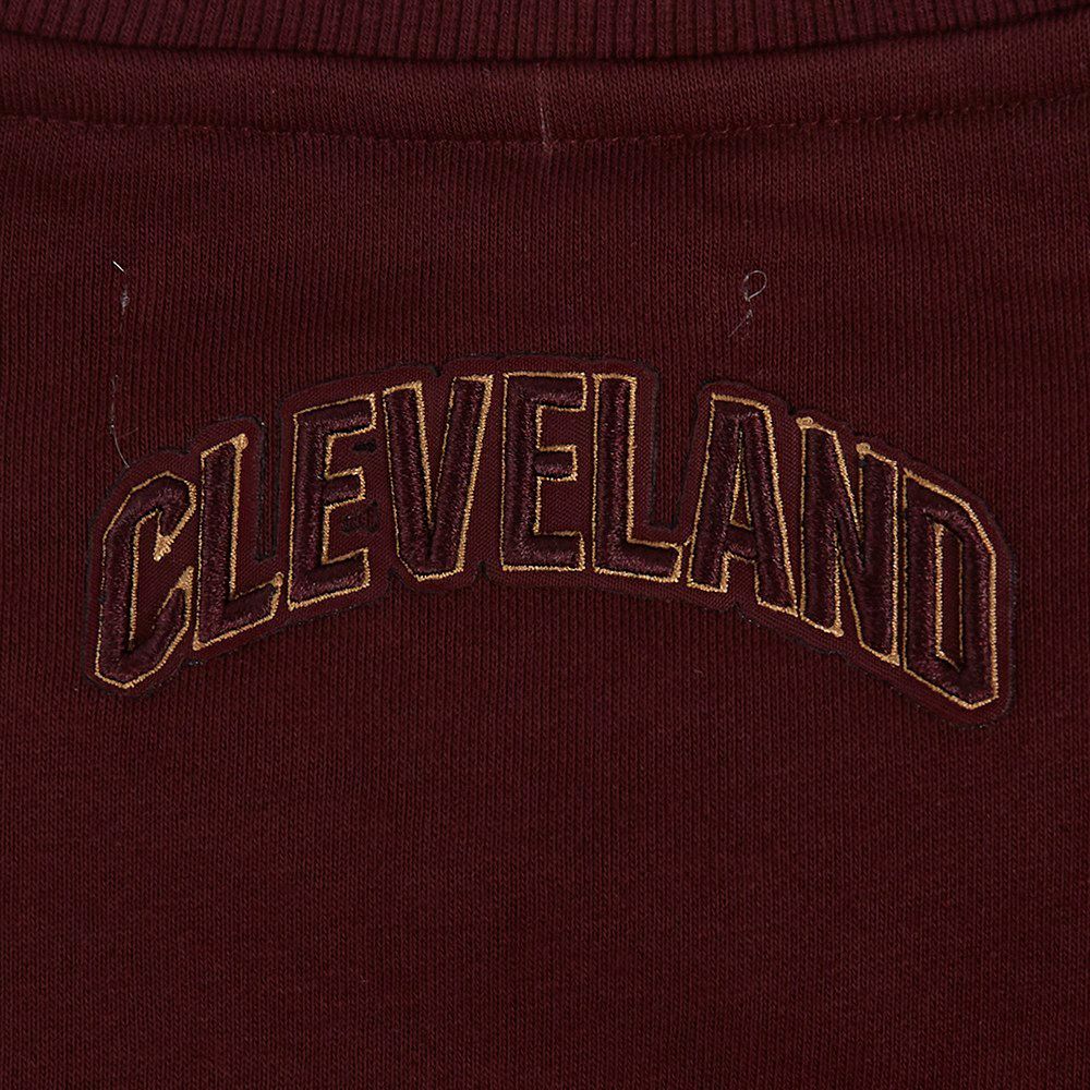 Pro Standard Women's Cleveland Cavaliers Red Classic Fleece Crewneck Sweatshirt product image
