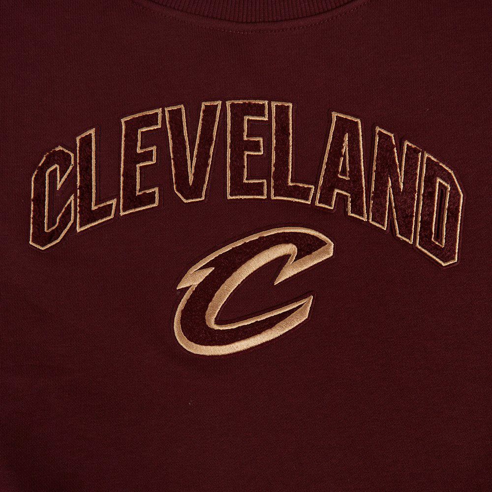 Pro Standard Women's Cleveland Cavaliers Red Classic Fleece Crewneck Sweatshirt product image