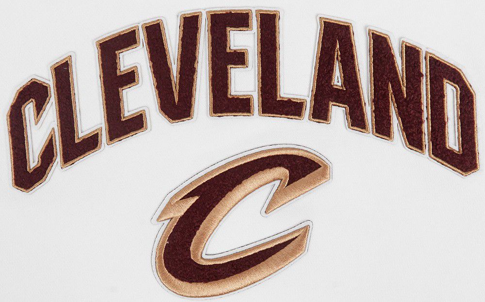 Pro Standard Women's Cleveland Cavaliers White Classic Fleece Pullover Hoodie product image