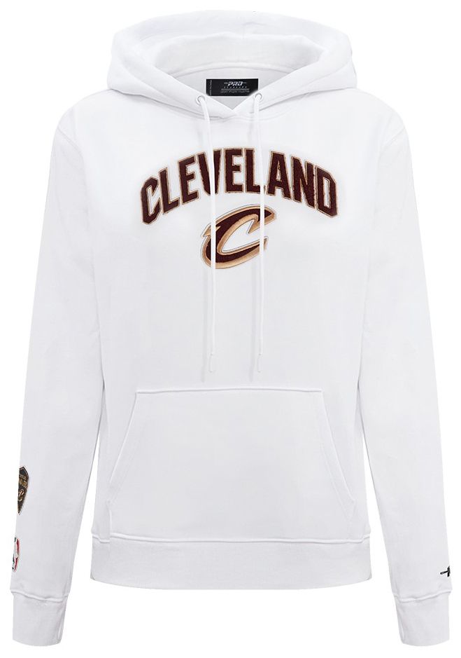 Pro Standard Women's Cleveland Cavaliers White Classic Fleece Pullover Hoodie product image