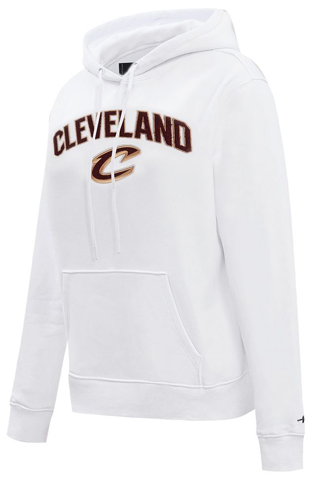 Pro Standard Women's Cleveland Cavaliers White Classic Fleece Pullover Hoodie product image