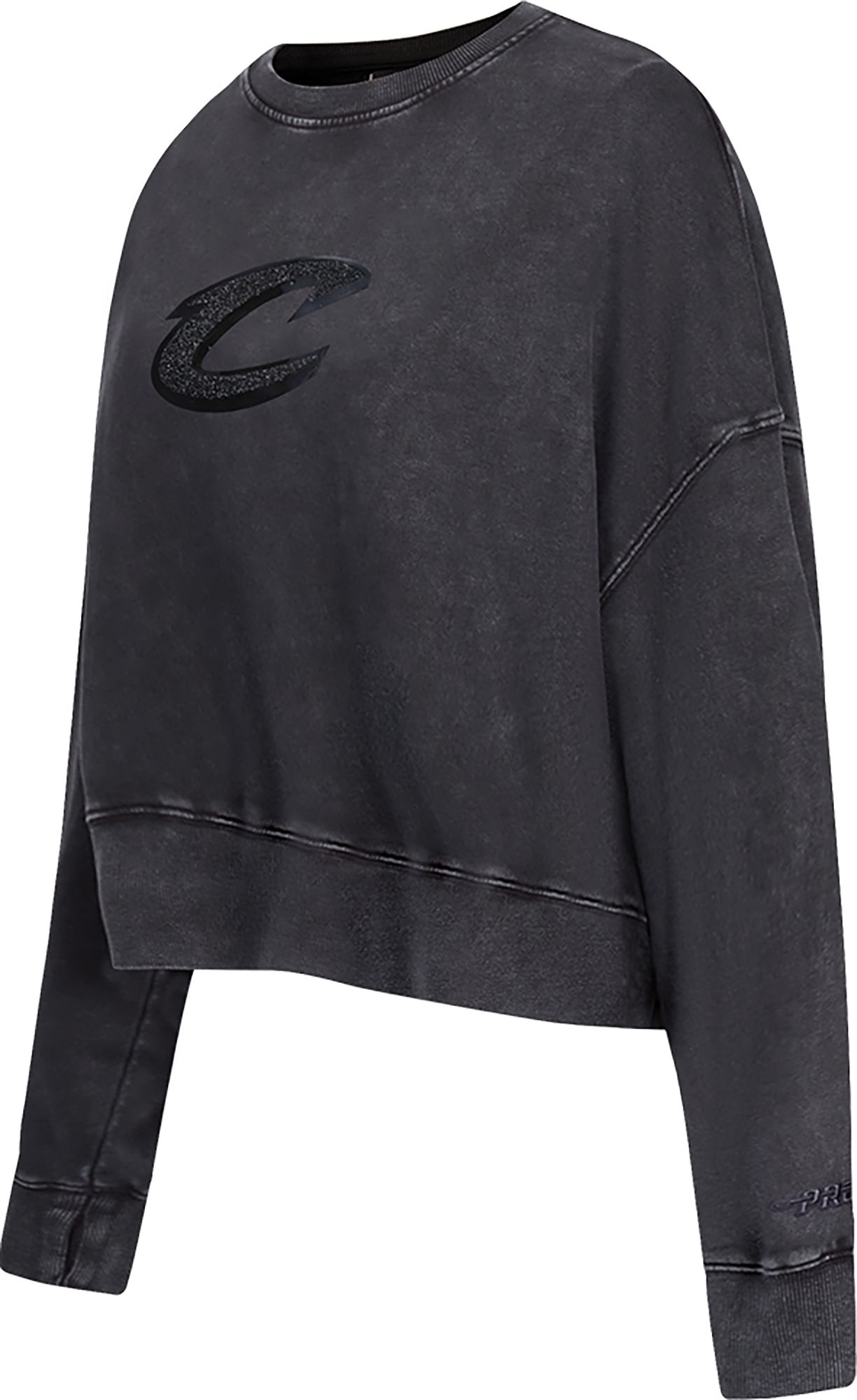 Pro Standard Women's Cleveland Cavaliers Black Crystalline Crew Pullover Sweatshirt product image